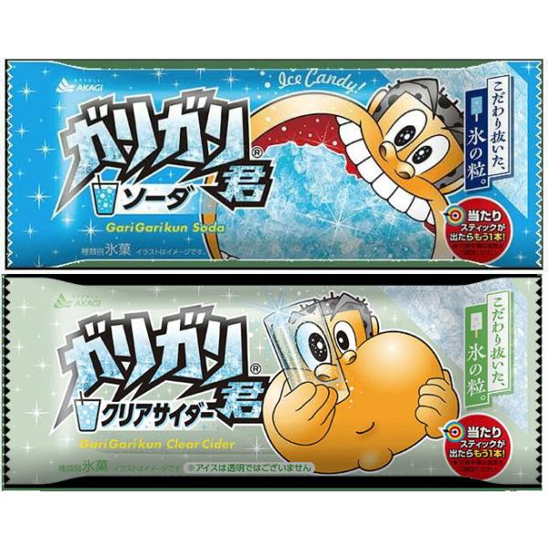 ガリガリガリ君様 Amazon.co.jp: 赤城乳業 ガリガリ君 クリアサイダー (33+1)34本