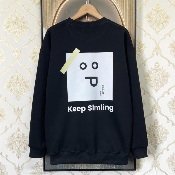 40%OFF トレーナー EU製 Uaboni Paris ユアボニ パリ発 コットン100％ ロゴ スウェット カットソー カジュアル 長袖Tシャツ ロンT 男女兼用 2色選択可 秋冬