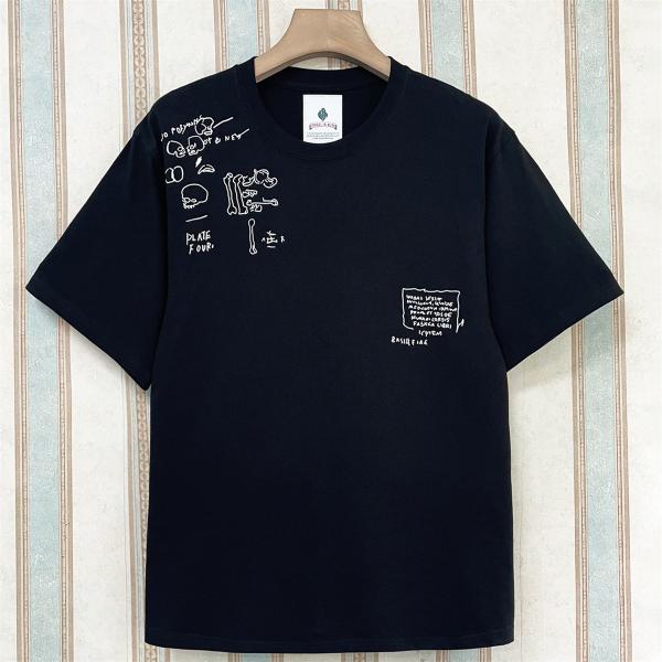 20%OFF 半袖 Tシャツ EU製 FRANKLIN MUSK ニューヨーク発 快適 通気 個性 ソフト 手描き風 英字 人気 トップス カットソー スウェット Tシャツ 夏服