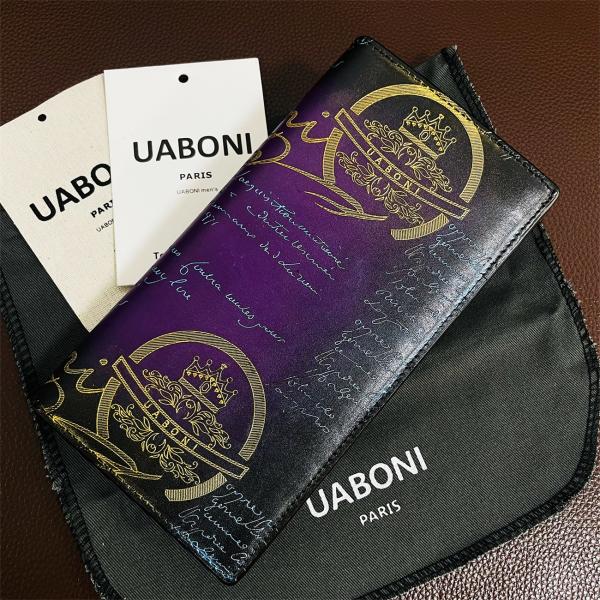 二つ折り財布 長財布 EU製 特注限定品 UABONI*ユアボニ*幻のパティーヌ