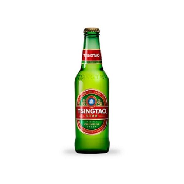 China beer  中国ビール  青島ビール(チンタオ）　瓶　330ml／24ik　ケース重量：約17.8kg
