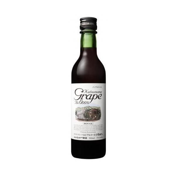 シャトー勝沼　カツヌマグレープ　ハーフ　360ml.ｈｎ　赤　12本　ノンアルコール　お届けまで7日ほどかかります