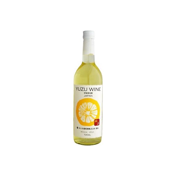 日本ワイン まるき葡萄酒 ゆずワイン 白 やや甘口 720ml W544 : あきさ