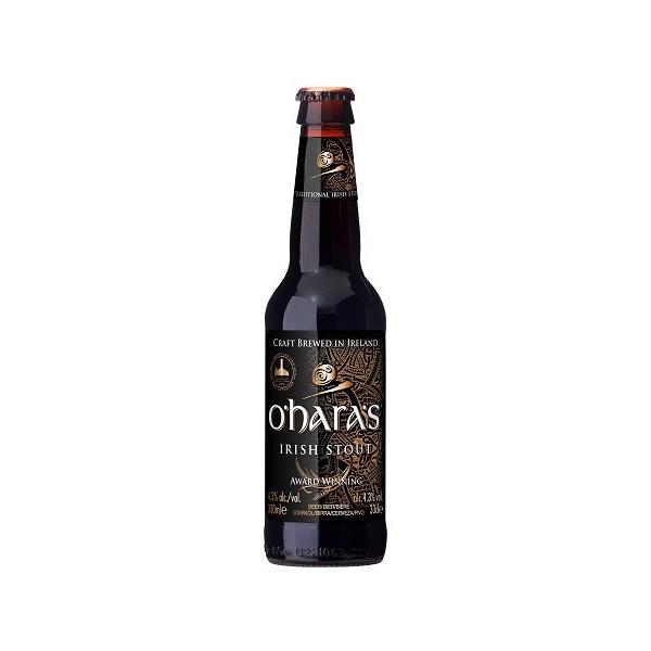 Ireland　beer　アイルランド　ビール/オハラズ　アイリッシュ スタウト　瓶　330ml/24本.kn