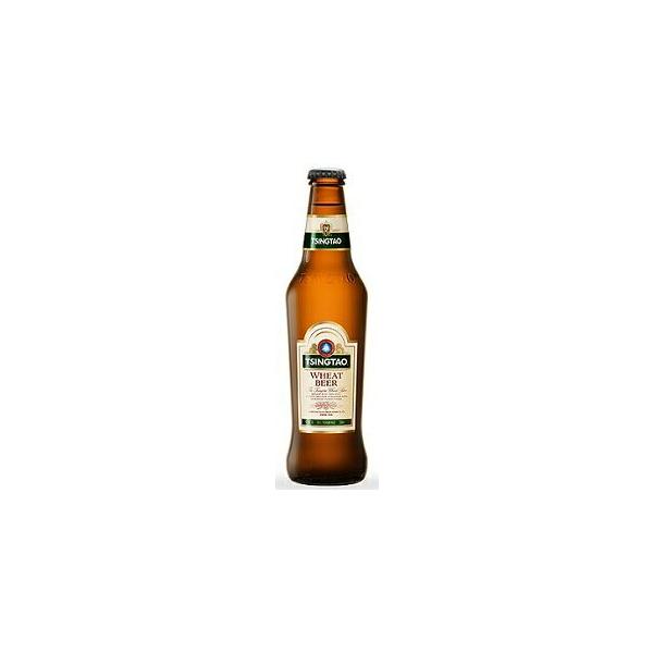 China beer 中国ビール / 青島(チンタオ）ウィート（Tsingtao Wheat） 瓶　330ml/24本.ik
