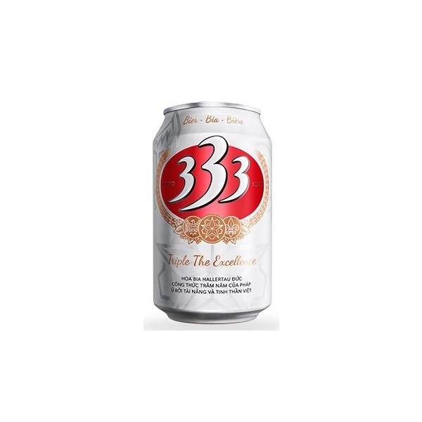 Vietnam ベトナムビール バーバーバー （333）缶 330ml／24本ik