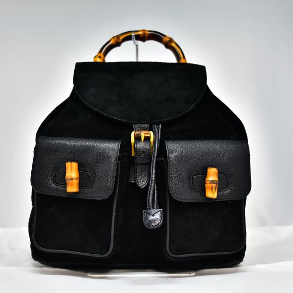 GUCCI 鑑定済 グッチ バンブーリュック バックパック バック GUCCI 鑑定済 グッチ バンブーリュック バックパック バック