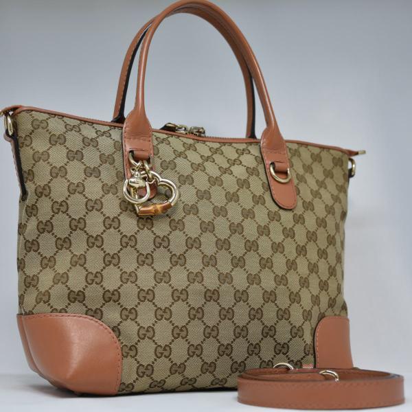 【極美品】グッチ トートバッグ 2way ショルダー レザー×キャンバス A4可 GUCCI グッチ トートバッグ ショルダーバッグ 2WAY メンズ