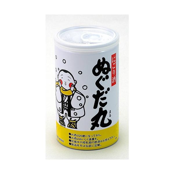 秋田清酒 出羽鶴 ぬぐだ丸火入れ缶 180ml