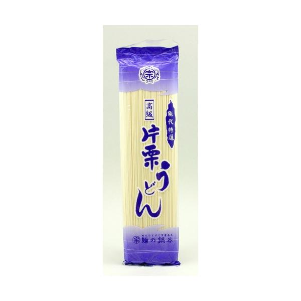 ○宗印「片栗うどん」は最高の小麦粉を原料として、新しい技術と設備から生み出され、独特の風味と滋養を持つ高級麺。片栗粉が入っているかのようなツルツルシコシコとした食感です。湯で伸びが少なく、時間が経っても付け麺として以外は美味しくいただけます...