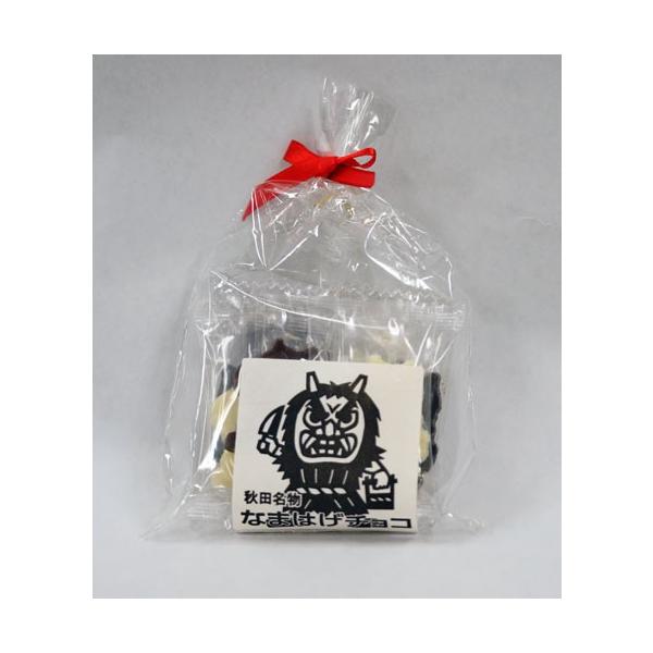 秋田名物のなまはげの形をした、一口サイズのチョコレートです。ちょっとしたお土産にどうぞ。神の使いとも言われる「なまはげ」が、みんなの願いを叶えてくれるかもしれません。■社名：アークス■原材料：砂糖・植物油脂・ココア・カカオマス・ココアバター...