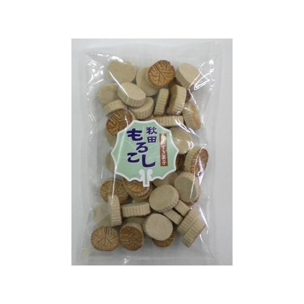 秋田名物「秋田蕗」を型どったもろこし。もろこしは300年以上の歴史があり、伝統的には小豆粉と砂糖を木などで造った枠に入れ、乾燥させて固めたものに焼きを入れて作られます。打物と呼ばれる菓子ですが、口の中に入れると甘い粉がゆっくりさらさらととけ...