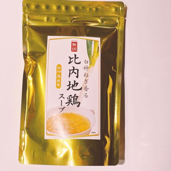 白神屋　白神ねぎ香る比内地鶏スープ　35g（7g×5包）