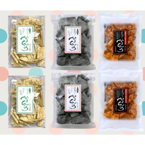 稲庭うどん職人が極限まで薄く伸ばして高温で「カリっと！サクッと！」飽きない味で揚げたかりんとう６袋セットです沖縄産黒糖と粉末昆布の旨味が醸し出す「くろかり殿」×２袋ゴマの風味と岩塩の旨味が後味を引く「ごますり君」×２袋噛むほどに磯の風味が口...