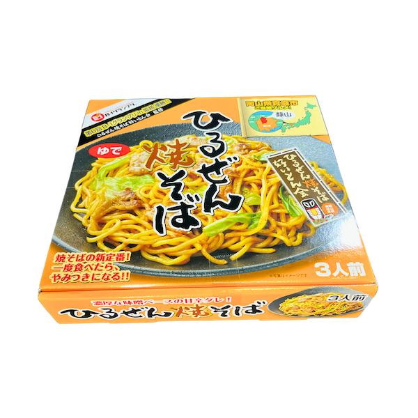 2011年度B-1グランプリ優勝団体ひるぜん焼そば好いとん会監修商品岡山県真庭市蒜山地方のご当地焼きそば「ひるぜん焼そば」ははニンニク・玉ネギ・リンゴ等の様々な材料や調味料を調合して作った味噌だれに、親鶏のかしわ肉とキャベツを入れて作るこだ...