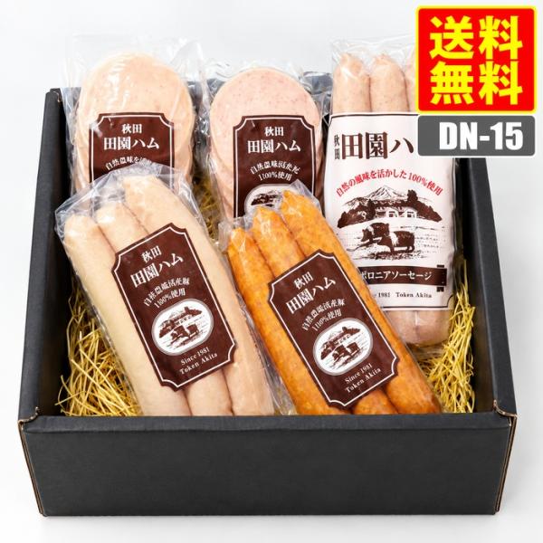 田園 ハムセット 贈答品 ギフト 秋田 DN-15 MIKKEオリジナル 贈答品 送料無料