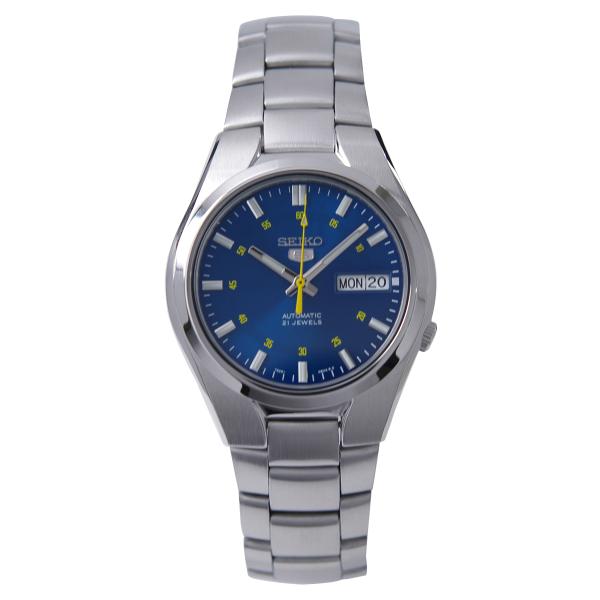 セイコー SEIKO 5 腕時計 海外モデル 自動巻き ブルー文字盤 SNK615K1 