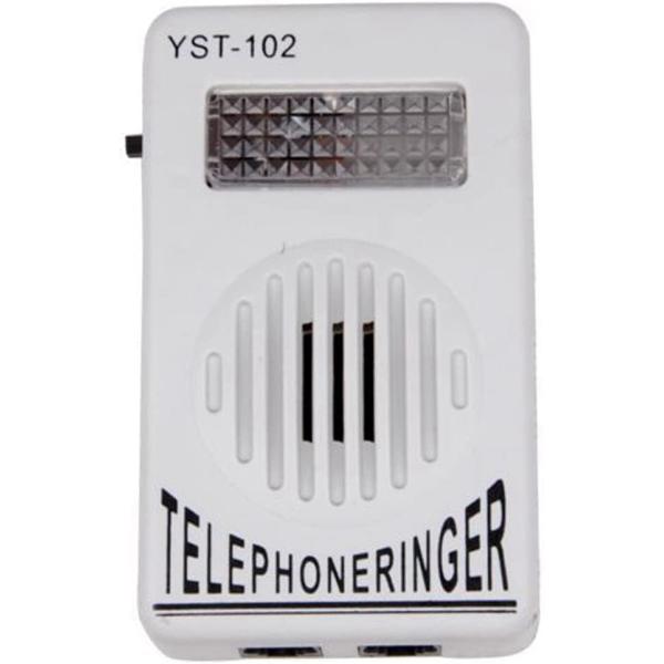 電話機の補助ベル 増設ベル 着信フラッシュライト付 音質2種類 電源不要 難聴者用 耳の聞こえにくい方 騒音の大きい工場、事務所などに お年寄り新生児の方