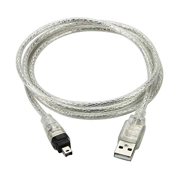 USB オス to Firewire IEEE 1394 4ピン iLink アダプタ コード USB オス to Firewire IEEE 1394 4ピン iLink アダプタ コード