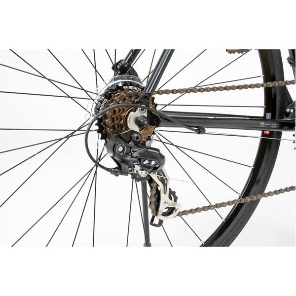 上品 クロスバイク 700c 約28インチ ブラック 黒 シマノ21段変速 Venus ビーナス 重さ11 2kg Cac021 軽量 アルミフレーム
