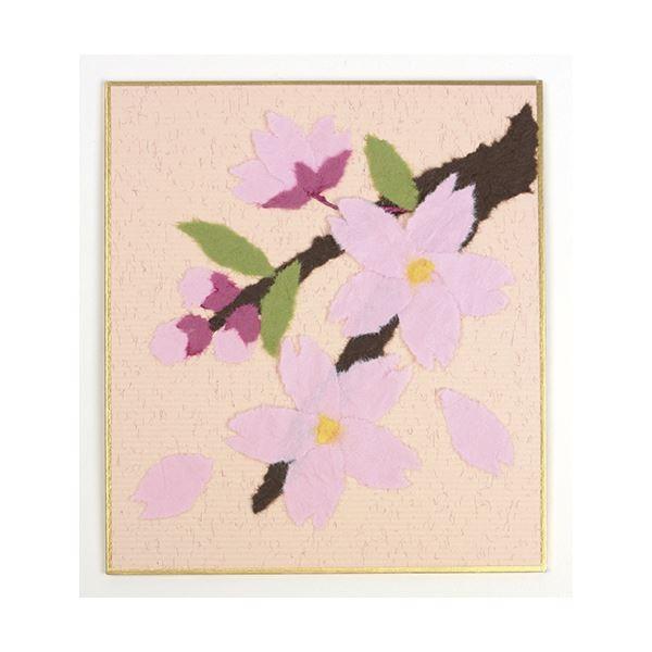 まとめ売り 10 藤久 和紙でつくるちぎり絵ミニ 春 桜 手作りキット