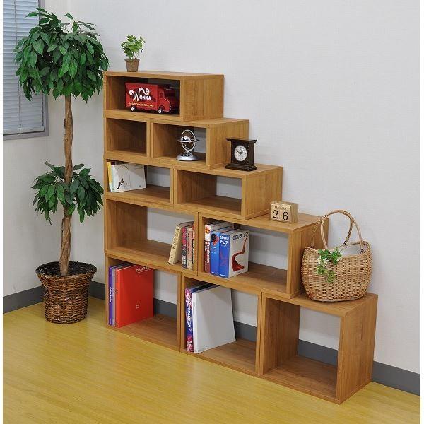 オープンラックシステム/マルチ収納棚 (幅50cm×奥行30cm×高さ30cm) 木目調 シンプル 5030 (DIY 日曜大工 インテリア