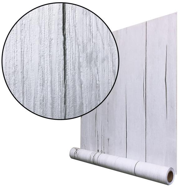 品質満点 壁紙 Wagic 10m巻 リメイクシートシール壁紙プレミアムウォールデコシートwwa310 木目調アンティーク白系ホワイト激安特売