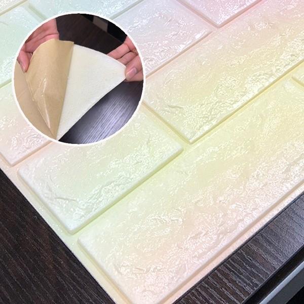 クッションブリック ブロッサム 6枚組 壁紙シール 壁用クッションレンガ 3d立体壁紙 れんがシート 煉瓦シート 壁紙 Ds Akショップ Yahoo 店 通販 Yahoo ショッピング