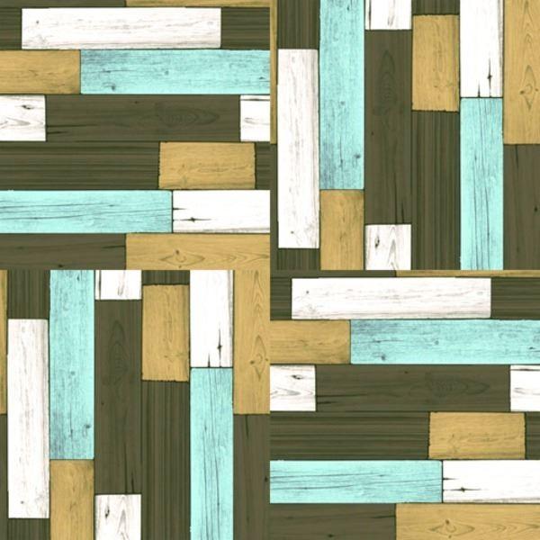 Wagic 8帖天井用 家具や建具が新品に 壁にもカンタン壁紙シート 壁紙 50枚組 入手困難 Wwa318木目カントリー風ダークパステル