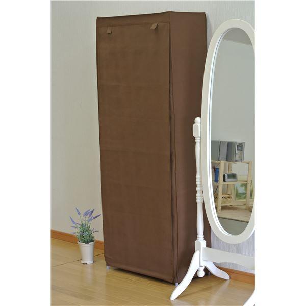 注文後の変更キャンセル返品 不織布カバー付き シューズラック 下駄箱 9段 幅60cm ロングブーツ収納可 ブラウン 大容量 スチールフレーム