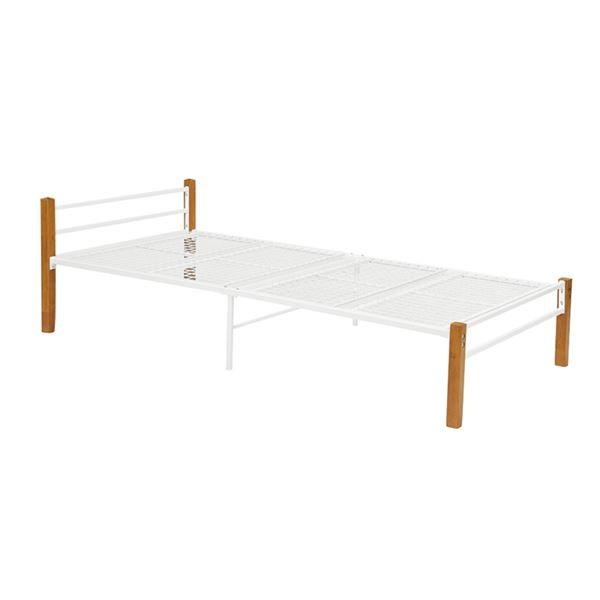 シングルベッド ナチュラルホワイト 組立式
