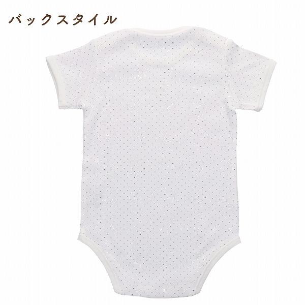 玄関先迄納品 ベビー肌着 ロンパース 半袖 日本製 80 90 肩ボタン 肩開き ベビー服 ボディスーツ ミニオール 水玉 男の子 女の子 赤ちゃんの城 ロンパース カバーオール カラー ネイビー Www We Job Com