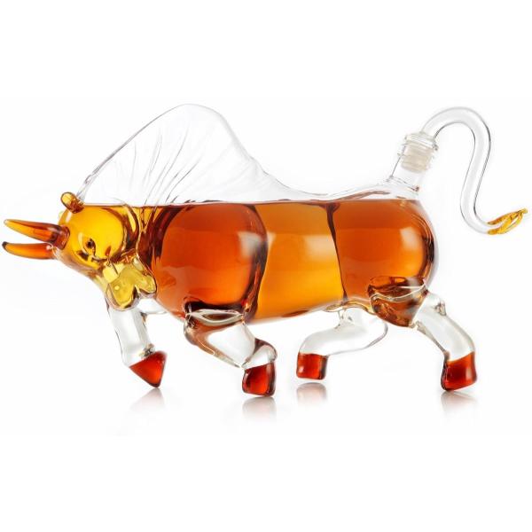 u VF[vh ECXL[fJ^\ Y OXfJ^ 1000ml Liquor Decanter fOther Alcohol Bull Shaped Decanter