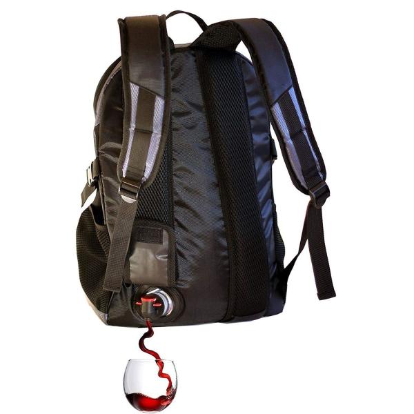 CobO hNobO bNTbN fBXyT[obO p[eBobO ubN 1.5L |gB[m PortoVino Wine Backpack Bag Black