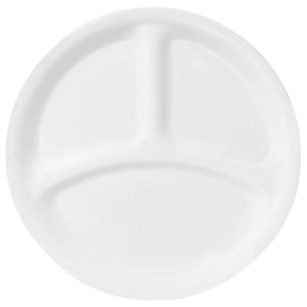 R[ rOEFA[ d؂M6_Zbg@21cm@EC^[tHXgzCg@Corelle 8-1/2-Inch Divided Dish 6-Piece, Winter Frost White