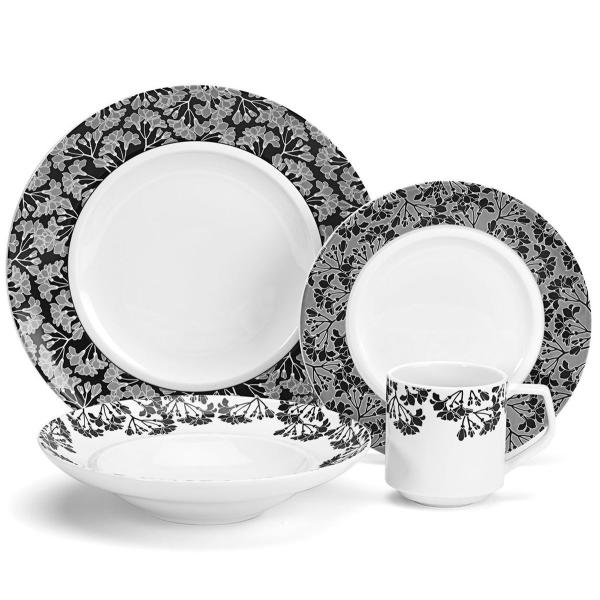 NCWi[g H16_Zbg fBi[EGAZbgH RNV WCj[@Cuisinart Juine Collection 16-Piece Porcelain Dinnerware Set