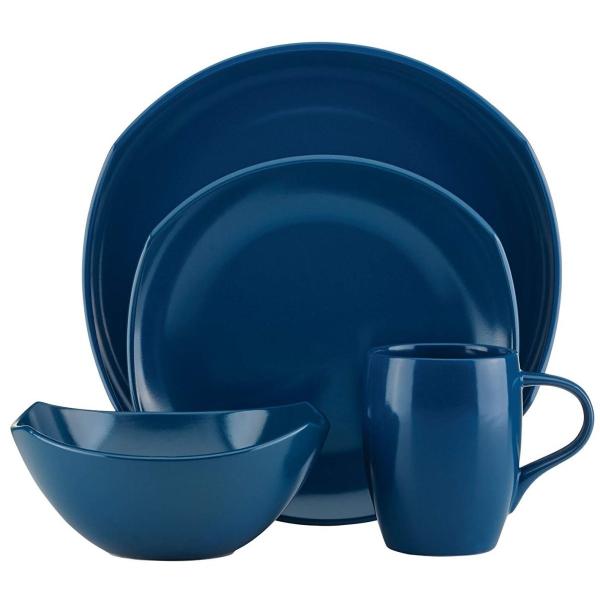 _XN HZbg fBi[EGA[ NVbN tBh 4s[X v[XZbeBO u[ H DANSK Classic Fjord 4-Piece Place Setting Blue