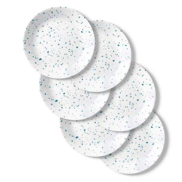 R[ H6_Zbg fBi[v[g ؎M ؎M M v[g ێM MZbg H e] Ff Corelle Dinner Plates Terrazzo Verde