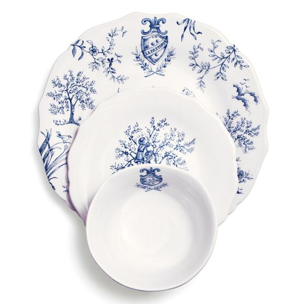H12_Zbg fBi[EFA MZbg HZbg gXJ[i u[ TOSCANA DINNERWARE SET BLUE Sur La Table M M X[vM H