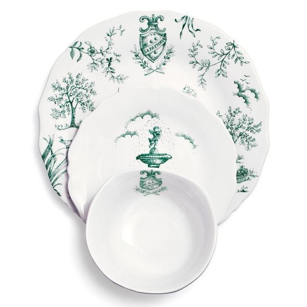 H12_Zbg fBi[EFA MZbg HZbg gXJ[i O[ TOSCANA DINNERWARE SET GREEN Sur La Table  M M X[vM H