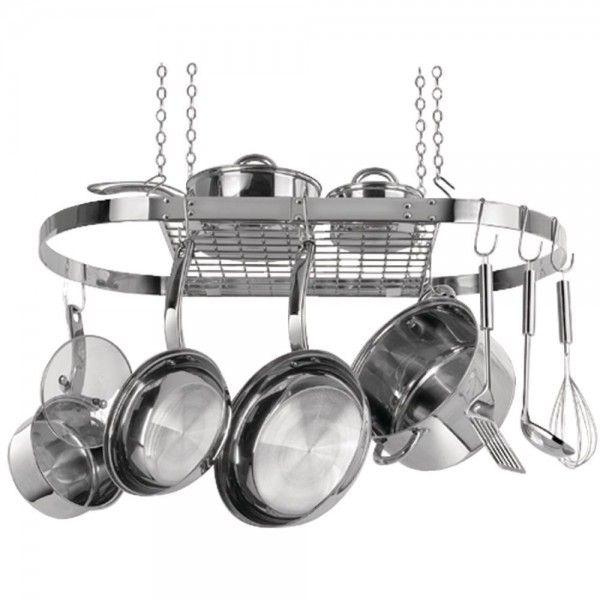 WN[ nMONbNEGAbN@| ݂邵|[ u@XeX@Range Kleen Oval Pot Rack, Stainless Steel CW6001