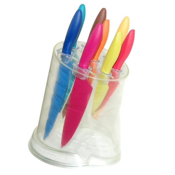 sAR}`2V[Y iCt9_ZbgiubNtj @Pure Komachi 2 Series 9-Piece Knife Set with Block ABS0900