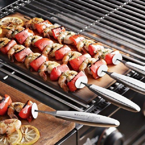 o[xL[ O@Ă XCfBO XLA Zbg@XeX@Stainless-Steel Sliding Skewers williams-sonoma