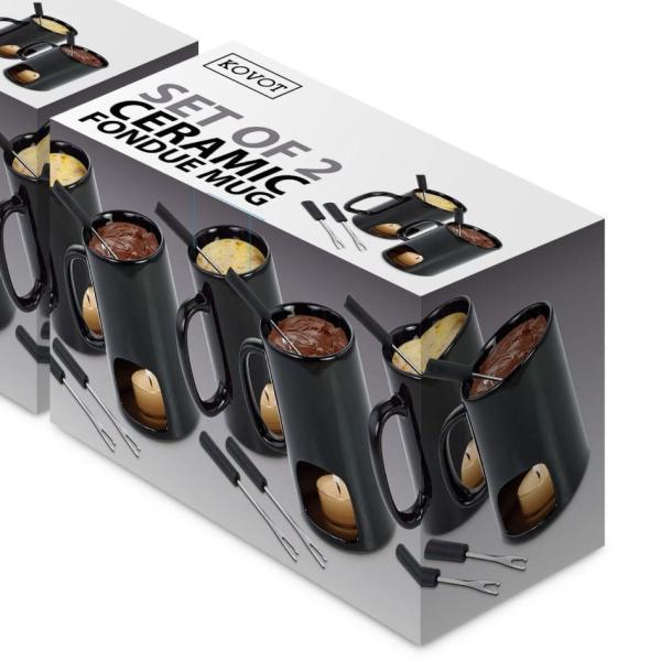 パーソナルフォンデュマグ 一人用フォンデュ 2セット ブラック チョコフォンデュ チーズフォンデュ Kovot Personal Fondue Mugs Set Of 2 Buyee 日本代购平台 产品购物网站大全 Buyee一站式代购 Bot Online
