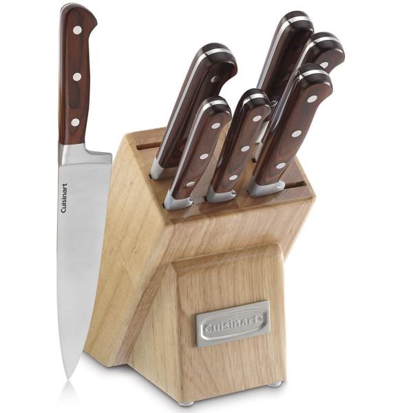 NCWi[g iCtW_Zbg ubNt pbJEbh Zbg Cuisinart 8-Piece Pakka Wood Block Set C77PW-8PB