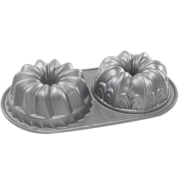 mfBbNEGA v`i og fGbg p P[L^ Nordic Ware Platinum Bundt Duet Pan 84037