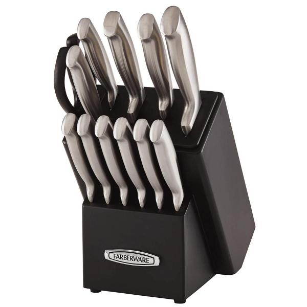 Lb`iCtZbg Zbg 13_Zbg n ق傤 ubNX^h VFtiCt OiCt ʕiCt Farberware Knife 13-Piece Black