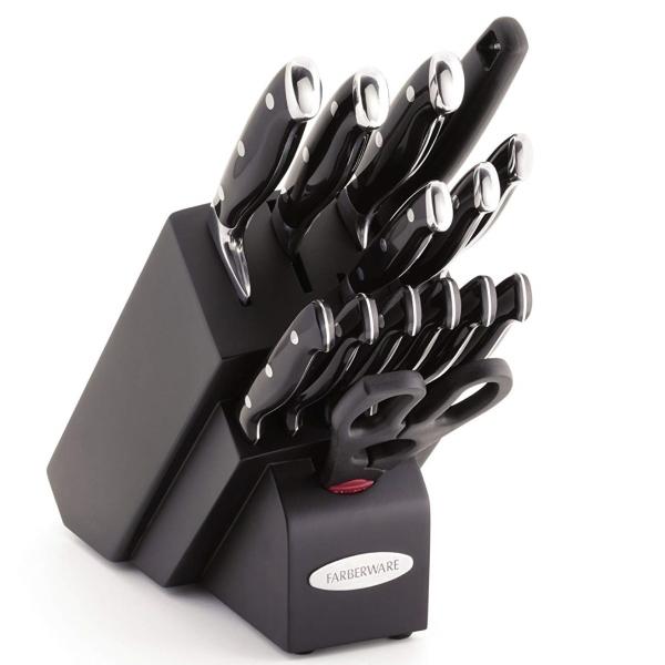 Lb`iCtZbg Zbg 15_Zbg n ق傤 VFtiCt O X^ht Xe[LiCt Farberware kitchen knife 15-Piece