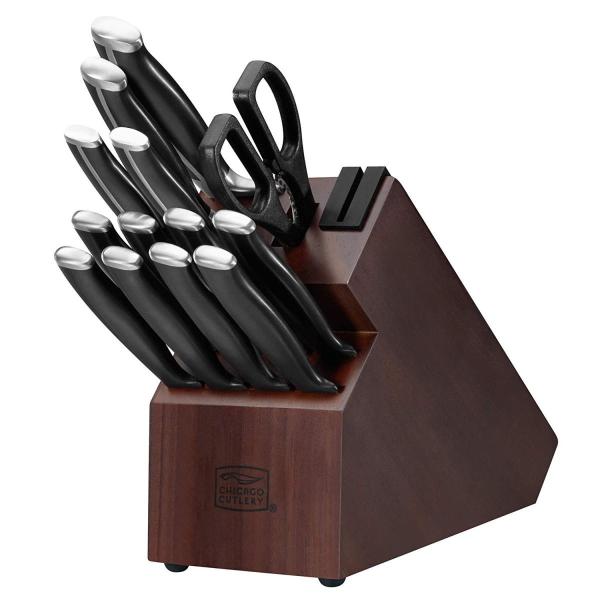 iCtZbg Zbg 14_Zbg Lb`iCtZbg ubNt n ق傤 VJSJg[ Chicago Cutlery Burling Knife Block Set