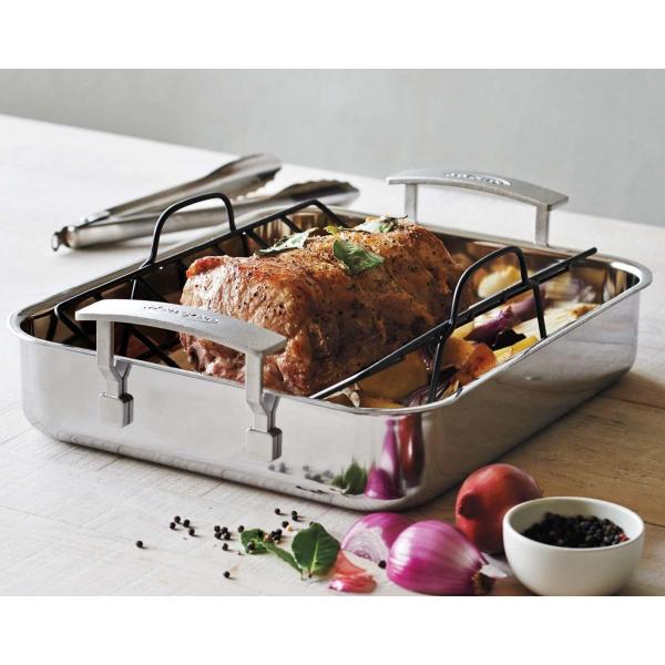 fCG C_Xg[T [Xgp SS×RT Demeyere Industry5 Roasting Pan 17.5 x 13.75inch